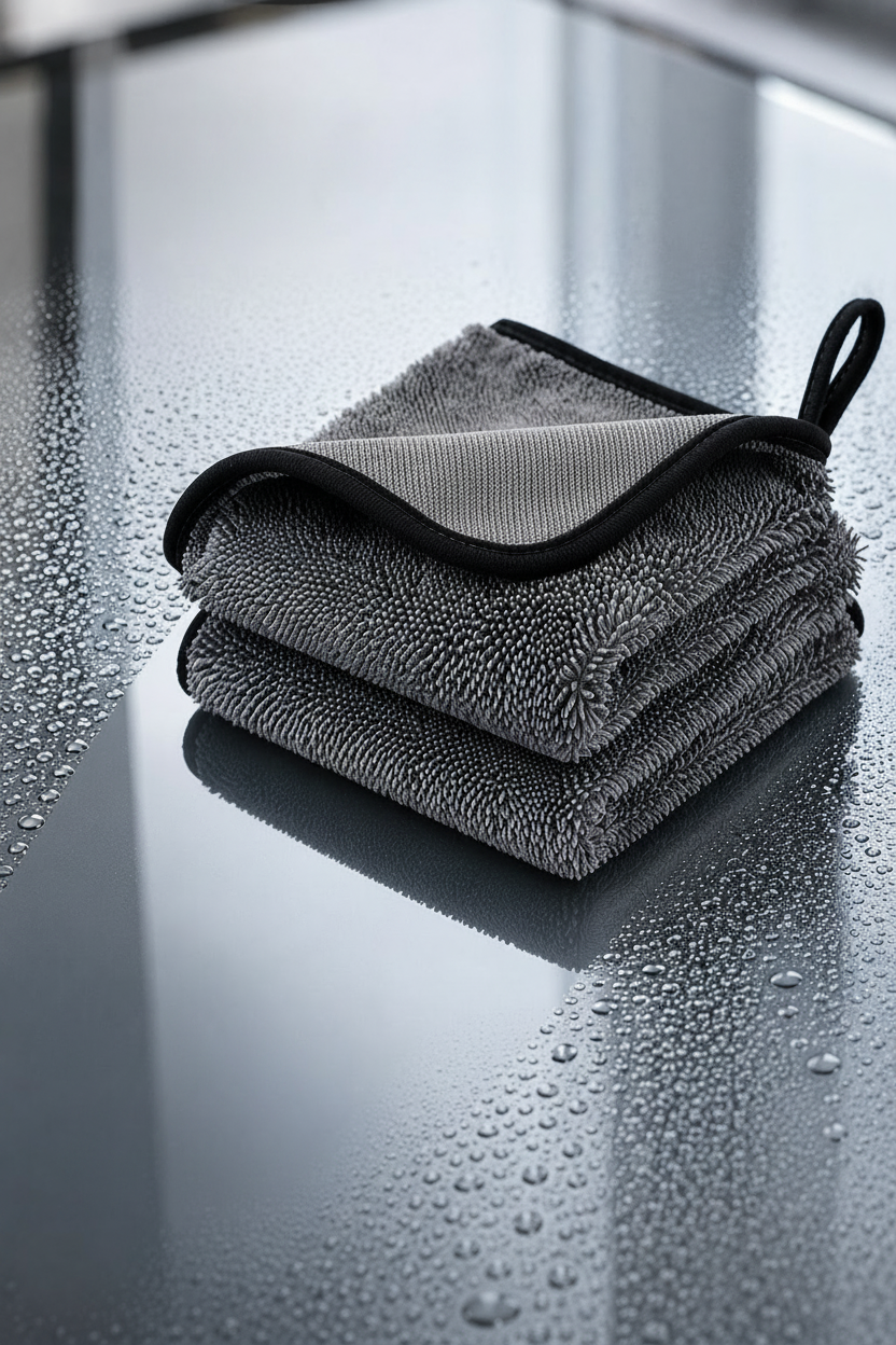Fibres microfibre Kayore vues en gros plan